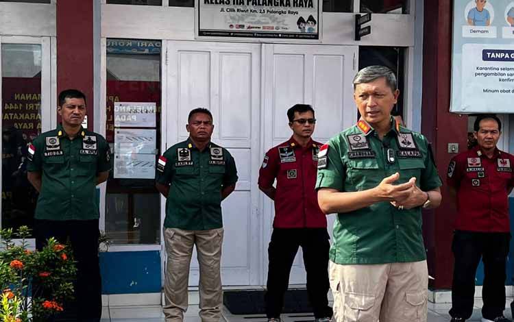 Menjelang Hari Raya Idul Fitri 1444 H, Lapas Palangka Raya Gelar Apel Siaga Pengamanan
