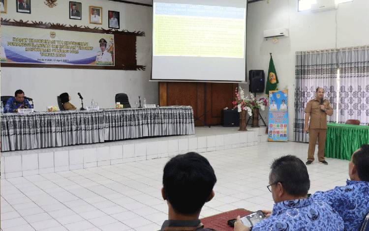 Pemkab Gunung Mas Gelar Rapat Koordinasi Penanggulangan Kemiskinan