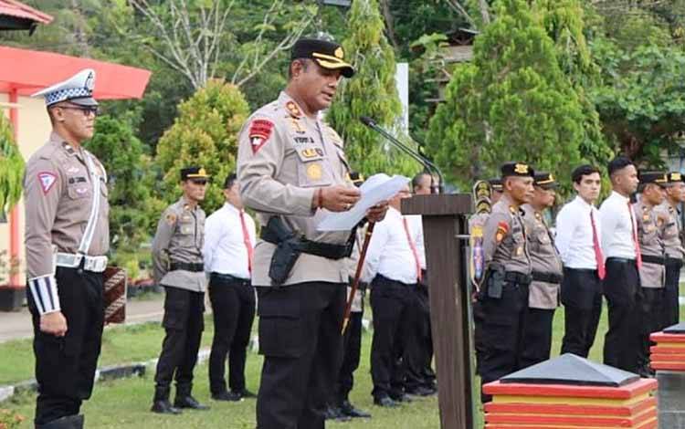Kapolres Barito Timur Sampaikan Imbauan Kamtibmas Jelang Lebaran