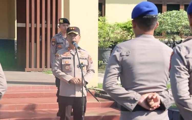 Kapolres Kapuas Ajak Personel Tanamkan Disiplin Dalam Bertugas?