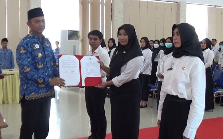 Bupati Sukamara Harapkan 56 P3K Tenaga Kesejatan Membangun Kapasitas Diri?