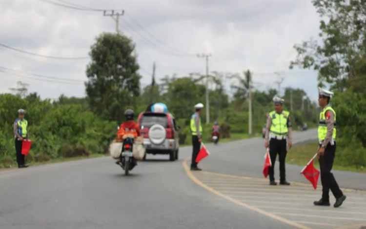 Satlantas Polres Kapuas Tingkatkan Penjagaan di Daerah Rawan Lakalantas?