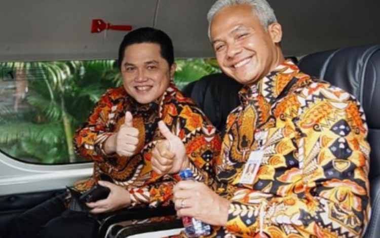Indo Barometer Nilai Erick Thohir Pasangan Tepat untuk Ganjar Pranowo