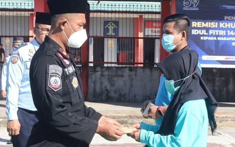 Sebanyak 83 Narapidana di Rutan Kapuas Terima Remisi Khusus Hari Raya Idul Fitri 1444 H
