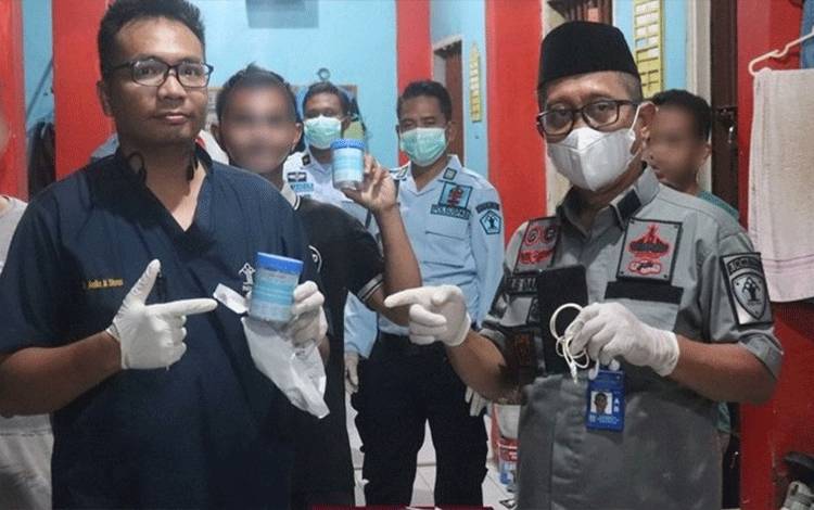 Sejumlah WBP Rutan Kuala Kapuas di Tes Urine