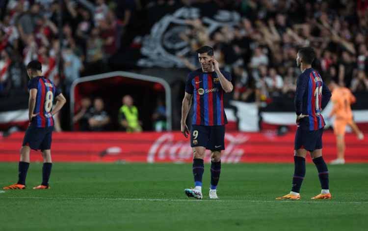 Barcelona Gagal Amankan Poin Penuh Usai Takluk dari Rayo Vallecano 1-2