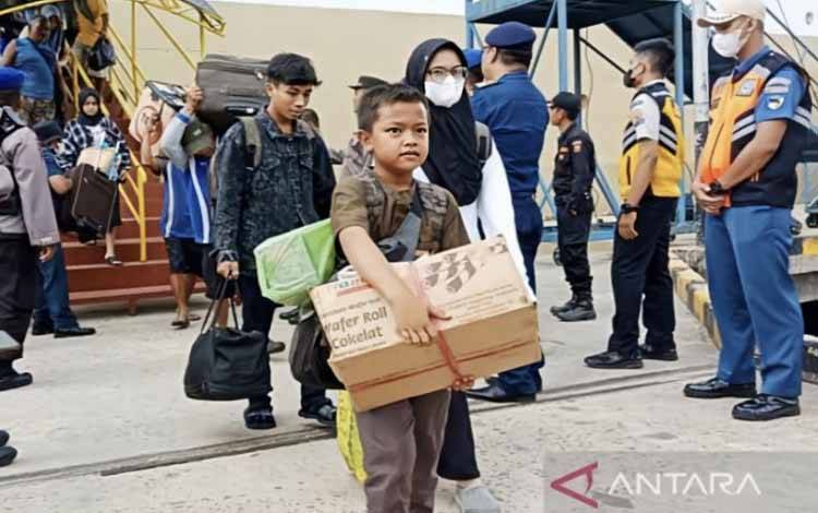 Pemilir di Pelabuhan Sampit Masih Tinggi Dibanding Arus Balik