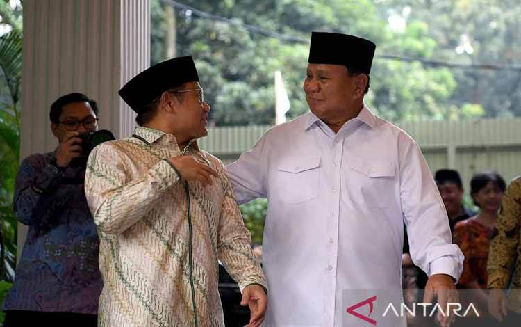 Prabowo Sebut Posibilitas Muhaimin sebagai Bakal Cawapres Mantap