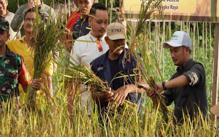 Wali Kota Palangka Raya Beri Dukungan untuk Petani Padi