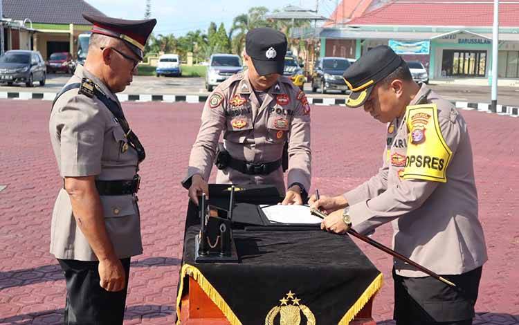 Kapolres Seruyan Pimpin Sertijab Pejabat Utama