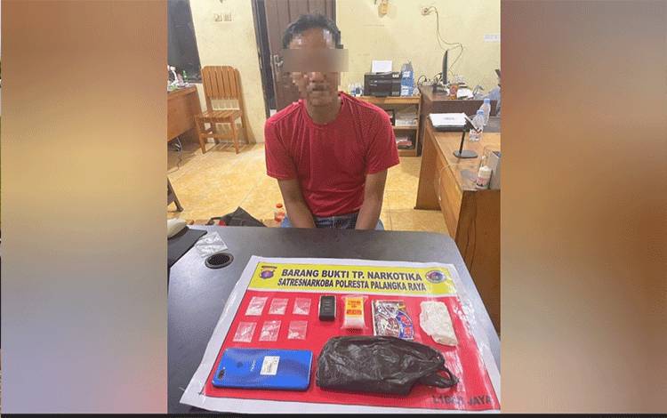 Miliki 6 Paket Sabu, Seorang Pria Diamankan Satresnarkoba Polresta Palangka Raya