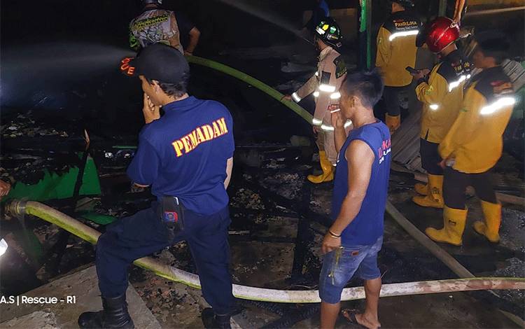 Asrama Santri Musala Darul Amin Palangka Raya Terbakar