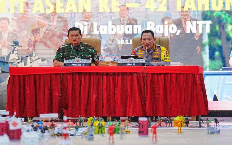 TNI dan Polri Perkuat Sinergi Lewat Tactical Floor Game
