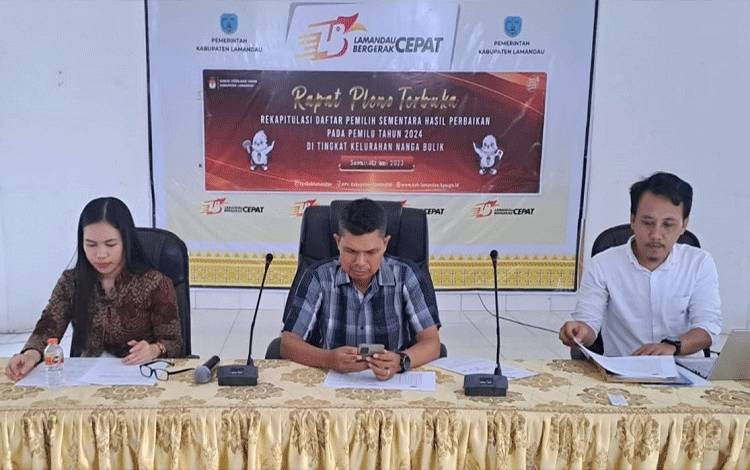 DPS di Nanga Bulik Berkurang 235 Pemilih