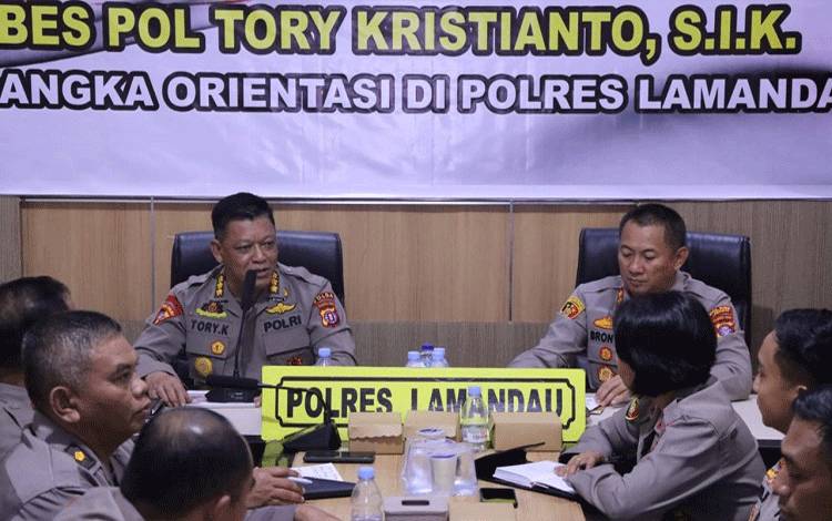 Hadapi Pemilu 2024, Polda Kalteng Cek Kesiapan Polres Lamandau
