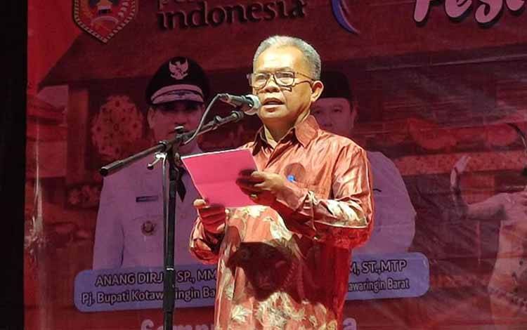 Tanamkan Apresiasi Seni Yang Berakar Tradisi, Pemkab Kobar Gelar Festival Marunting Batu Aji