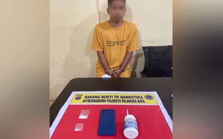 Tangkap Seorang Pria, Polresta Palangka Raya Amankan 2 Paket Sabu
