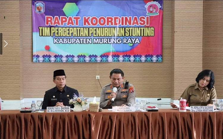 Pemkab Mura Rakor Percepat Penurunan Kasus Stunting