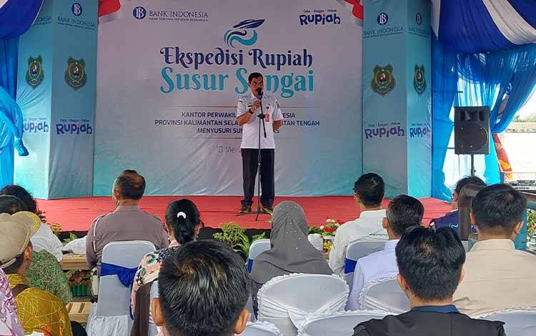 Pemkab Kapuas Sambut Baik Kegiatan BI Ekspedisi Rupiah Susur Sungai di Pelabuhan Danau Mare