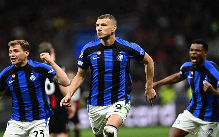 Gol Dzeko dan Mkhitaryan Sukses Bawa Inter Milan Kalahkan AC Milan