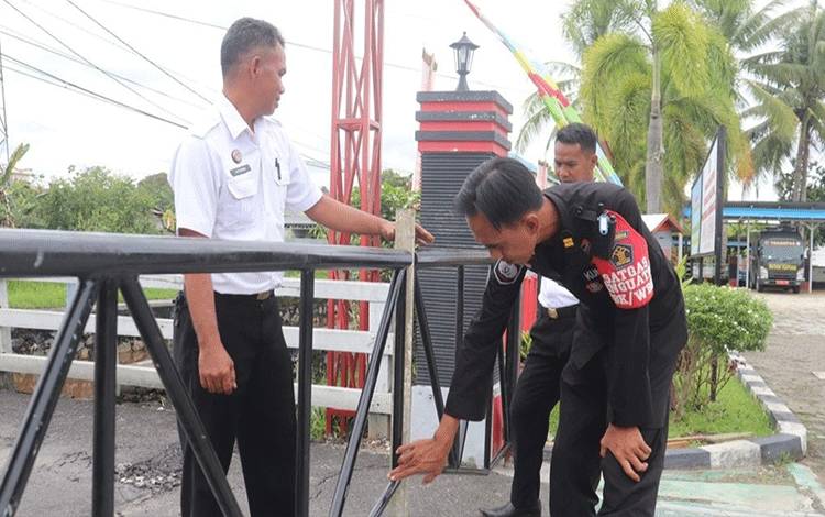 Rutan Kapuas Bangun Pos Pengawasan dan Pemeriksaan