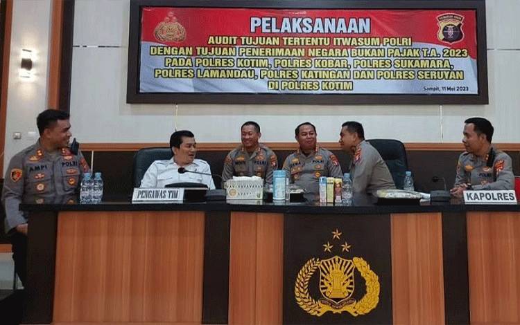 Polres Lamandau Ikuti Audit Itwasum Polri