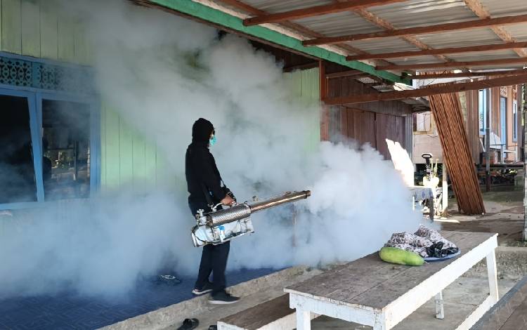 Puskesmas Kurun Lakukan Fogging Cegah KLB DBD