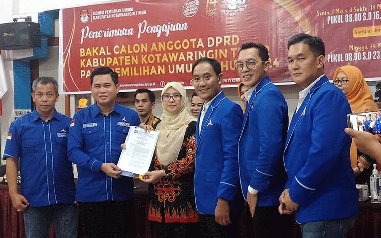 Sebanyak 40 Persen Bacaleg Demokrat Kotim dari Kalangan Milenial