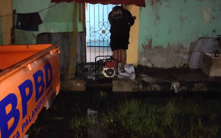 BPBD Palangka Raya pun Siap Bantu Sedot Air di Rumah Warga