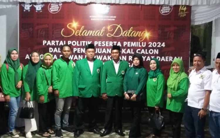 DPC PPP Katingan Daftarkan 20 Bakal Caleg ke KPU, Targetnya 3 Kursi