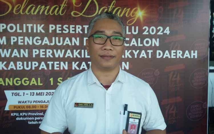 Begini Kata Bawaslu Terkait Pendaftaran Bakal Calon Legislatif di KPU Katingan