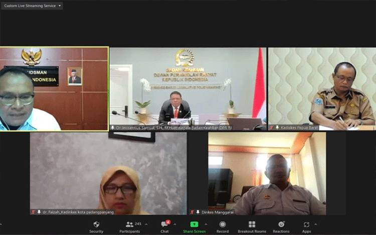 Ombudsman Sarankan Pembagian Wewenang Dipertegas di RUU Kesehatan
