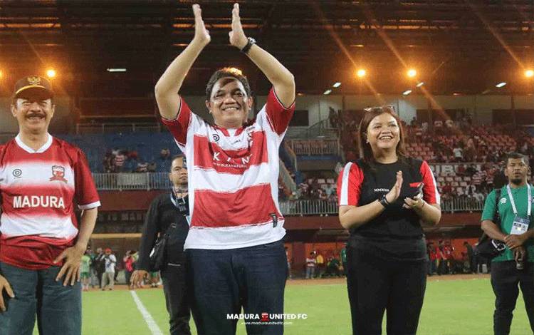 Presiden Madura United Tegaskan Komitmen Orbitkan Putra Daerah