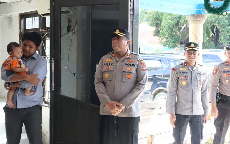 Polres Gunung Mas Jamin Keamanan di Peringatan Kenaikan Isa Almasih