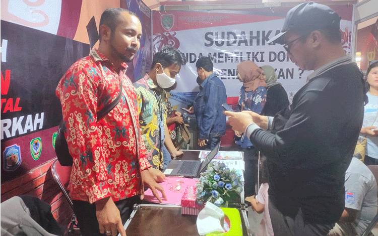 Begini Alur Pendaftaran IKD di Gerai Disdukcapil Kalteng Expo
