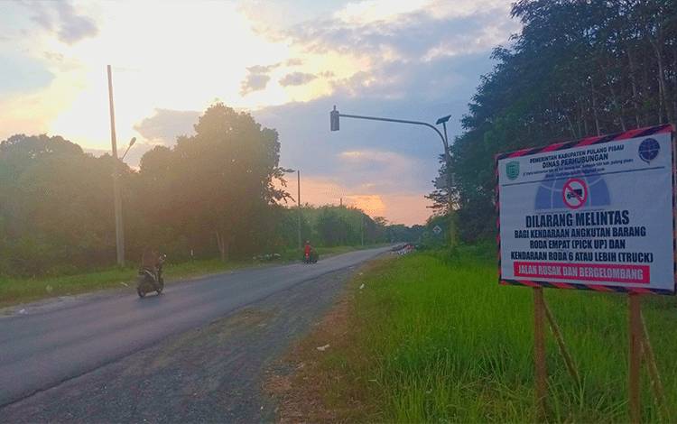 Dishub Pulpis Terbitkan Larangan Truk Bertonase Lebih Masuk Kota