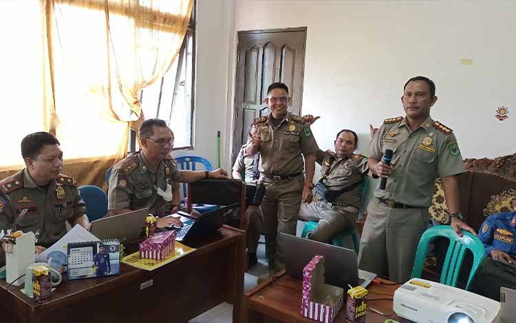 ASN Satpol PP dan Damkar Kapuas Ikuti Pelatihan Penggunaan Aplikasi E-Kinerja