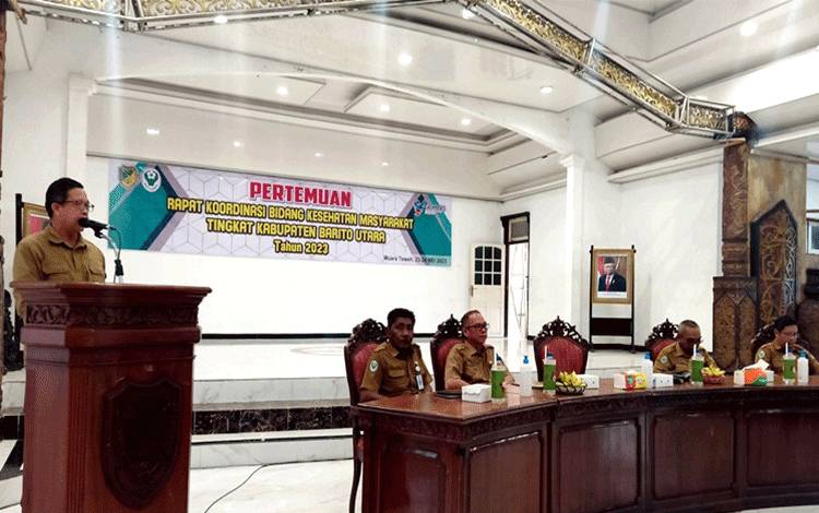Gelar Rakor Kesehatan Masyarakat, Ini Kata Kadis Kesehatan Barito Utara