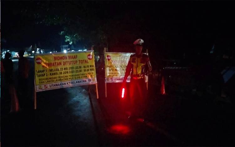 Jembatan Asam Baru Ditutup Total, Begini Kondisinya