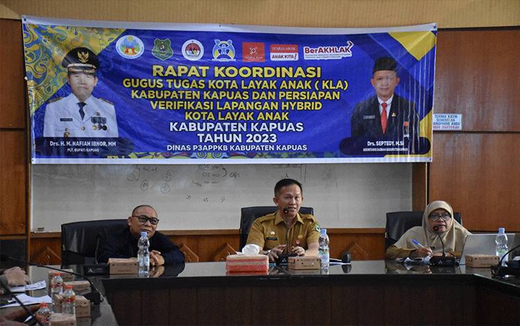 Sekda Kapuas Pimpin Rakor KLA Persiapan Verifikasi Lapangan?