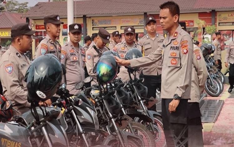 Cek Kendaraan Dinas Bhabinkamtibmas, ini Pesan Wakapolres Kapuas?