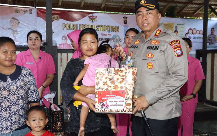 Dukung Program Percepatan Penurunan Stunting, Polres Gunung Mas Lakukan Ini