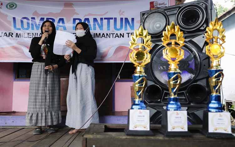 Lestarikan Budaya Melayu, Ganjar Milenial Center Ajak Masyarakat Ikuti Lomba Pantun di Kapuas