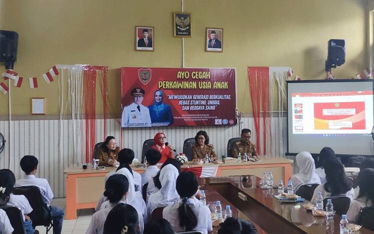 TP-PKK Kalteng Bersama DP3APPKB Kalteng Sosialisasi Pencegahan Perkawinan Dini