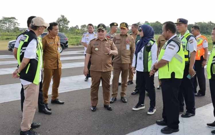 Ini Langkah Pengembangan Bandara H Asan Sampit Agar Airbus Mendarat