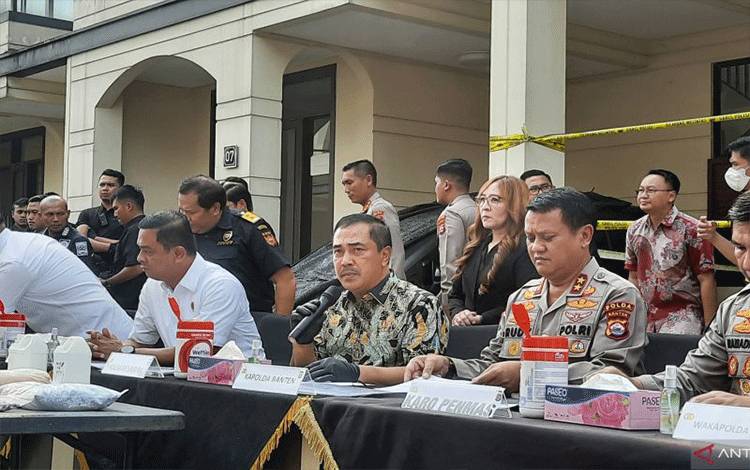 Bareskrim Polri Telusuri Asal Bahan Baku Pabrik Ekstasi