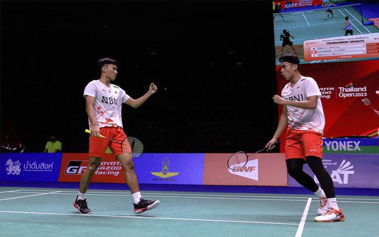 Bagas/Fikri Jaga Asa Indonesia Pulang Bawa Gelar Thailand Open 2023
