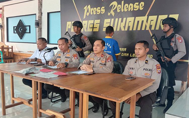 Polres Sukamara Tetapkan Warga Semantun Tersangka Pembakaran
