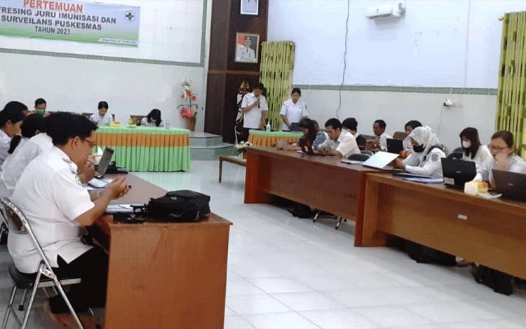 Dinkes Lamandau Tingkatkan Kapasitas bagi Petugas Surveilans