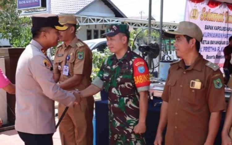 Giliran Polsek Mantangai Dikunjungi Kapolres Kapuas